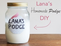 Lana Red Self-made Mod Podge